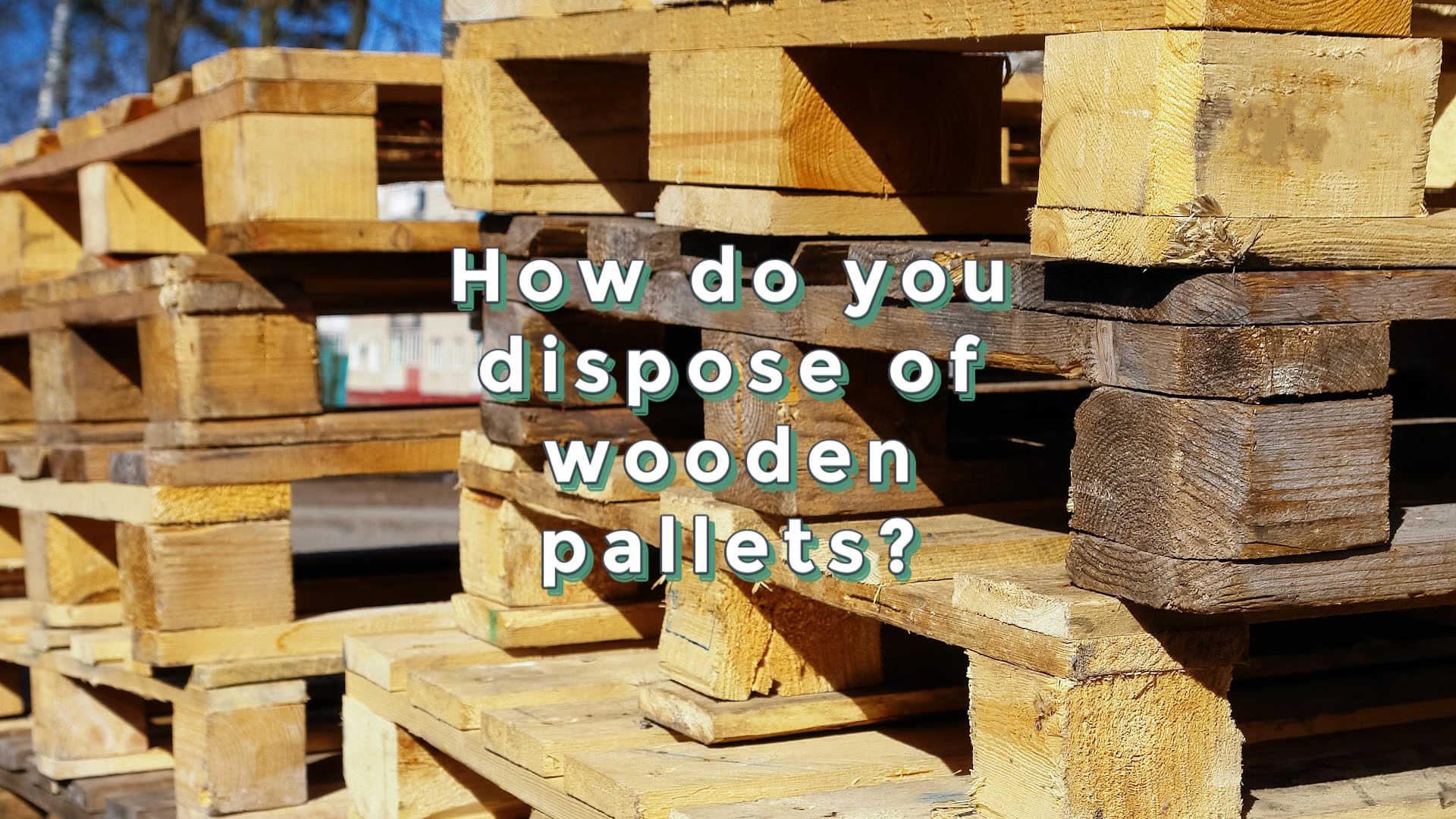 How Do You Dispose Of Wooden Pallets Guide To Save Operating Cost